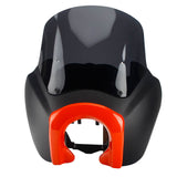 T Sport Front Fairing Outer w/12" Windshield Headlight Bezel Relocation Block Kit For Harley Dyna Street Bob Super Glide - pazoma