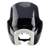 T Sport Front Fairing Outer w/12" Windshield Headlight Bezel Relocation Block Kit For Harley Dyna Street Bob Super Glide - pazoma