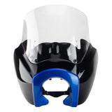T Sport Front Fairing Outer w/12" Windshield Headlight Bezel Relocation Block Kit For Harley Dyna Street Bob Super Glide - pazoma