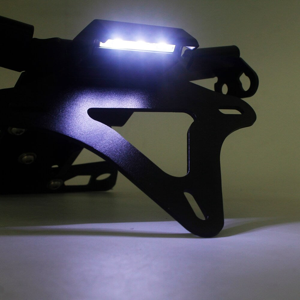 For BMW S1000R S1000RR HP4 2010-2018 Tail Tidy Fender Eliminator Motorcycle Registration License Plate Holder LED Light - pazoma