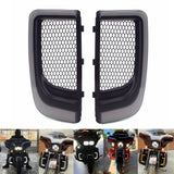 Tracer LED Running Light/Turn Signal Fairing Lower Grills for Harley Touring Trike Road Street Electra Glide Ultra Classic Limited CVO Tri - pazoma