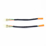 Turn Signal Connector Wire Harness Fits Honda CBR650 CBR600RR CBR 1000RR CB400 CB1300 VT750 VTX 1300 1800 NC CTX 700 OEM 2-Wire - pazoma