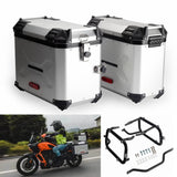 US Stock Harley Pan America 1250 Special RA1250 S Aluminum Side Top Cases Rear Luggage Tail Box W/Mounting Plate System Bracket - pazoma