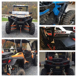 Extended Fender Flares Mud Flaps for Polaris RZR 4 900 Polaris RZR-S 900 RZR-S 1000 2015-2020 Full Set Front/Rear - pazoma