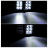 UTV Universal Rear View Mirror 1.75“ and 2“ For Polaris RZR1000 Yamaha With LED Spot Light Rock Lights DRL - pazoma