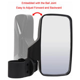 UTV 2"/1.75" Side Mirror Rear View Mirrors for Polaris RZR Ranger 800 900 1000 Yamaha Rhino Can-Am Commander Arctic Cat Wildcats Honda Pioneer - pazoma