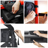 UTV Roll Cage Organizer Case Gear Bags Storage Bag Great Tools Storage Solution for Polaris Yamaha Kawasaki Honda Can-AM UTVs - pazoma