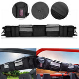 QuadGear Black UTV Large Roll Cage Organizer Rack Pouch Bag Pocket For Most Full Size UTVs