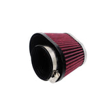 Universal Clamp-On Air Cleaner Filter Chrome Performance Oval Pod Filters 48mm 52mm For Honda Yamaha Kawasaki Suzuki Cafe Racer CB CG GS - pazoma