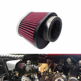 Universal Clamp-On Air Cleaner Filter Chrome Performance Oval Pod Filters 48mm 52mm For Honda Yamaha Kawasaki Suzuki Cafe Racer CB CG GS - pazoma