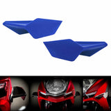 Universal Broken Wind Wing Fairing Cover GP Style Aero Dynamic Wing Kit Fixed Winglet Yamaha YZF R1 R6 R3 R25 BMW S1000RR Superbike Scooter - pazoma