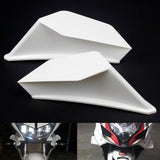 MotoGP Style Universal Aero Dynamic Broken Wind Wing Kit Fixed Winglet Fairing Cover For Ducati SUZUKI GSXR Honda CBR Superbike Scooter - pazoma