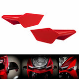 Universal Broken Wind Wing Fairing Cover GP Style Aero Dynamic Wing Kit Fixed Winglet Yamaha YZF R1 R6 R3 R25 BMW S1000RR Superbike Scooter - pazoma