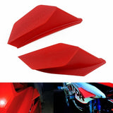 MotoGP Style Universal Aero Dynamic Broken Wind Wing Kit Fixed Winglet Fairing Cover For Ducati SUZUKI GSXR Honda CBR Superbike Scooter - pazoma