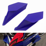 MotoGP Style Universal Aero Dynamic Broken Wind Wing Kit Fixed Winglet Fairing Cover For Ducati SUZUKI GSXR Honda CBR Superbike Scooter - pazoma