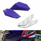 MotoGP Style Aero Dynamic Broken Wind Wing Kit Fixed Winglet Fairing Cover Universal KAWASAKI Ninja H2 H2R ZR ZX Z1000 Superbike Scooter - pazoma