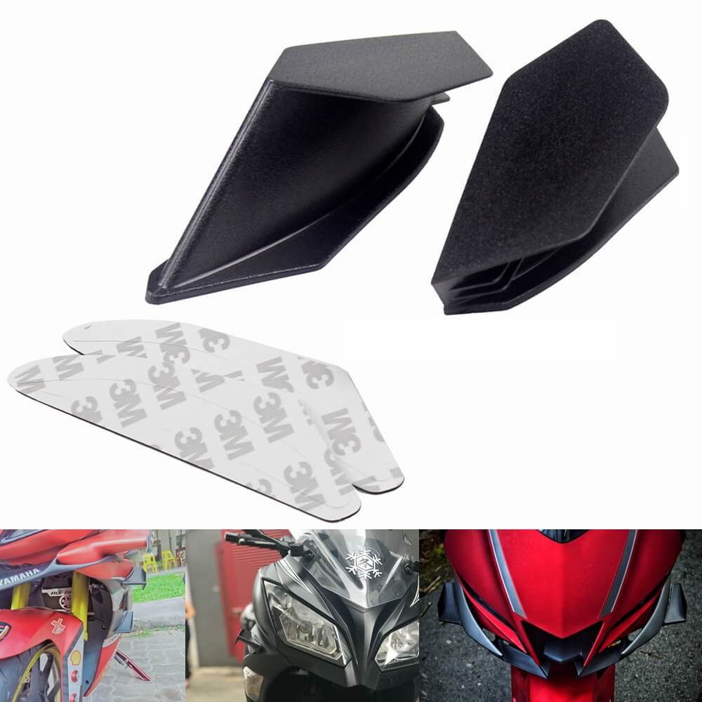 小物 wing MotoGP Style Aero Dynamic Broken Wind Wing Kit Fixed Winglet
