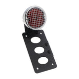 Motorcycle Horizontally Side Mount LED Tail Light Brake License Plate Bracket Taillight for Suzuki Yamaha Honda Harley Bobber Chopper - pazoma