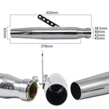 Universal Motorcycle Retro Tapered Exhaust Pipe Muffler Tip Vintage Rear Tail Tube For Harley Suzuki Yamaha Honda Bobbers Cafe Racer Custom - pazoma