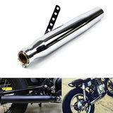 Universal Motorcycle Retro Tapered Exhaust Pipe Muffler Tip Vintage Rear Tail Tube For Harley Suzuki Yamaha Honda Bobbers Cafe Racer Custom - pazoma