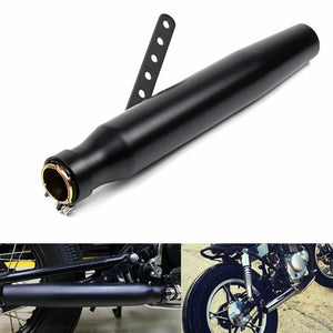 Universal Motorcycle Retro Tapered Exhaust Pipe Muffler Tip Vintage Rear Tail Tube For Harley Suzuki Yamaha Honda Bobbers Cafe Racer Custom - pazoma