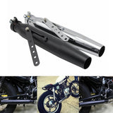 2 ''2.25'' 2.5 ''Solid Messing Gebohrt Motorrad Auspuff Tipp Für Harley  Cafe Racer Bobber Chopper Auspuff rohr Tipps - AliExpress