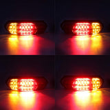Motorcycle Universal 3 in 1 LED Taillight W/ Turn Signal Brake Light - pazoma