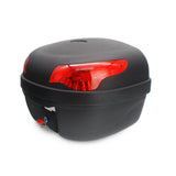 28L Motorcycle Tail box Helmet Top Case Luggage Storage Trunk Carrier Mount Rack Scooter Universal - pazoma