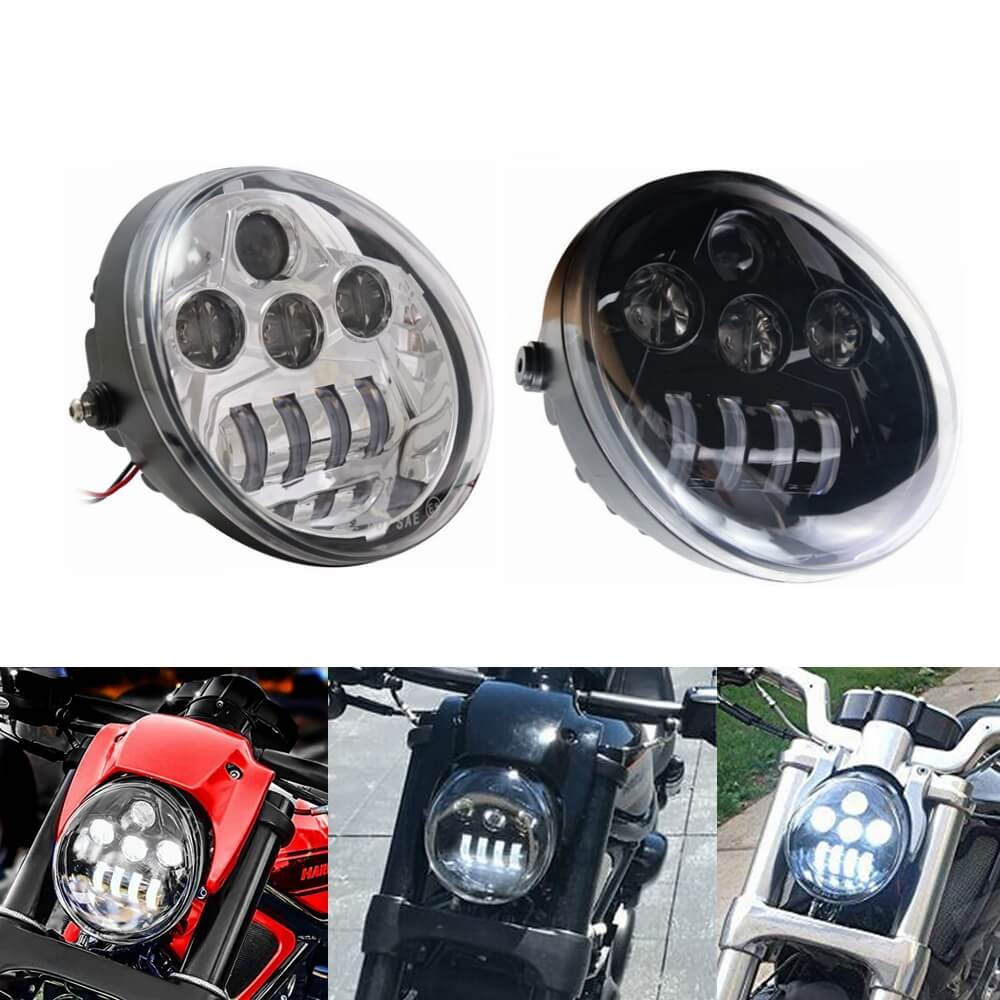 US Stock Harley V-Rod VRSCX VRSCA VRSCB VRSCSE Muscle VRSCF Night Rod Special VRSCDX Street Rod VRSCR LED Headlights Projection Head Light Lamp - pazoma