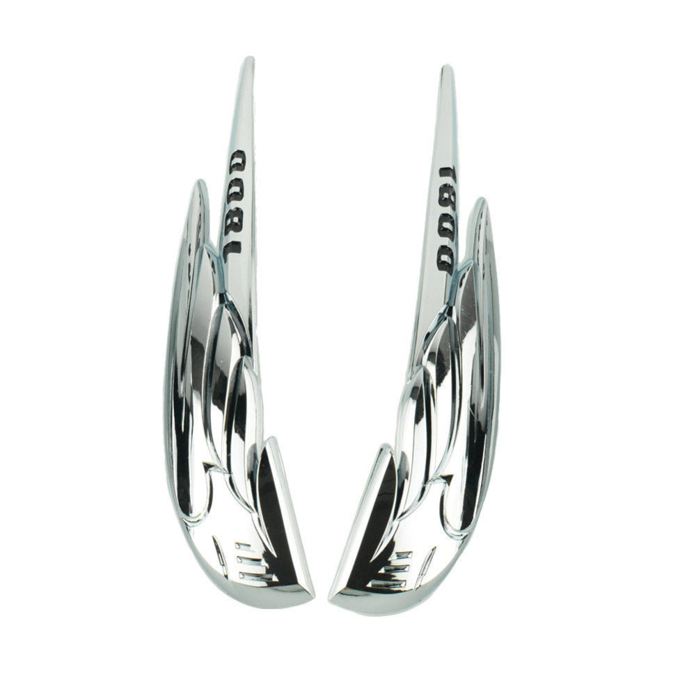 Honda VTX1800 Chrome ABS Gas Tank fairing Sticker 3D Emblem Badge Decal VTX 1800 VTX1800C VTX1800F VTX1800N VTX1800R VTX1800S VTX1800T GL1800 - pazoma