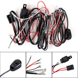 12V 40A Motorcycle Car Universal Accessories Fog Light Wiring Harness Kit Loom For LED Work Driving Light Bar With Fuse And Relay Switch