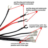 12V 40A Motorcycle Car Universal Accessories Fog Light Wiring Harness Kit Loom For LED Work Driving Light Bar With Fuse And Relay Switch - pazoma