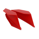 MotoGP Style Aero Dynamic Broken Wind Wing Kit Fixed Winglet Fairing Cover Universal KAWASAKI Ninja H2 H2R ZR ZX Z1000 Superbike Scooter - pazoma