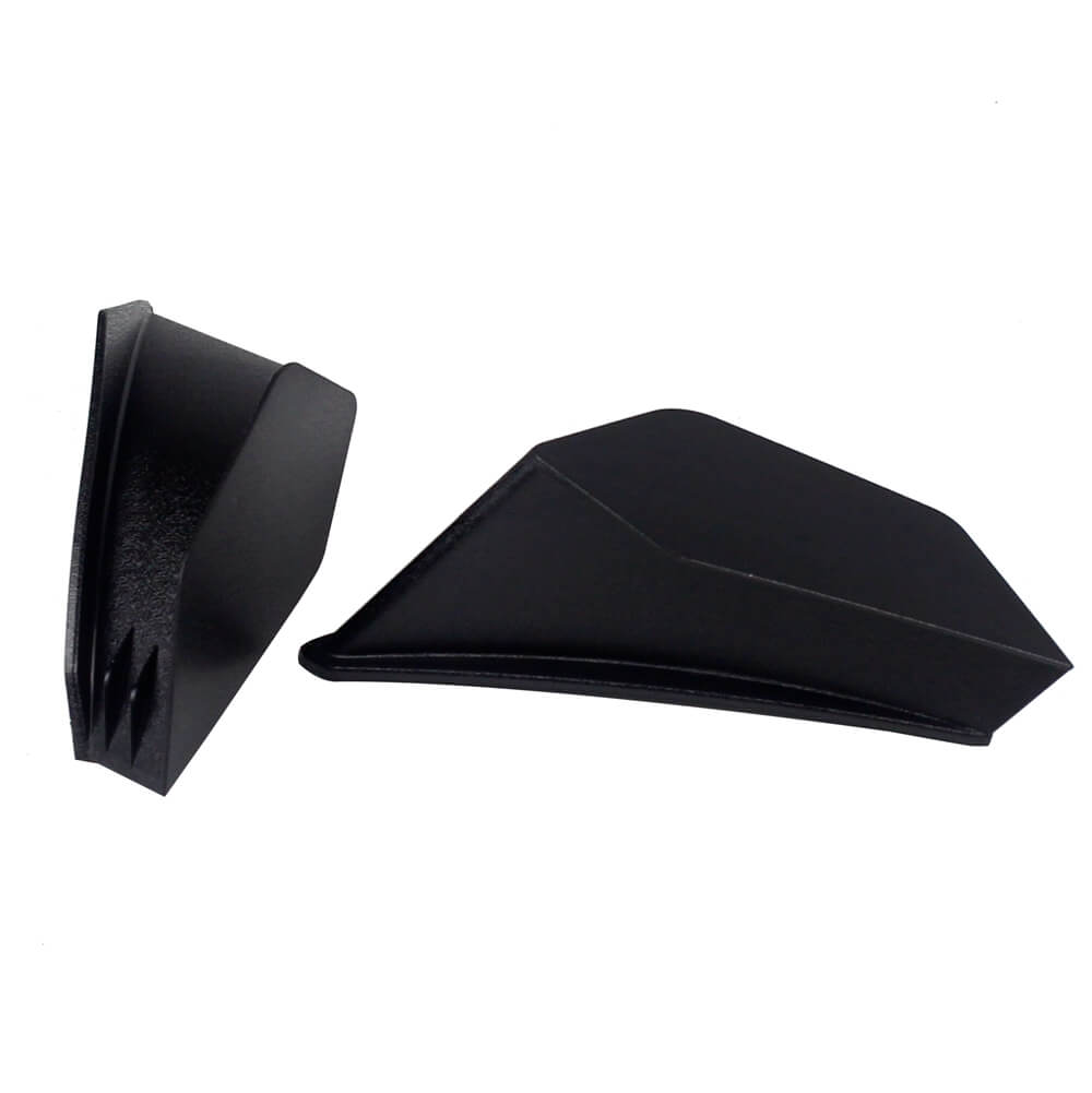 Universal Broken Wind Wing Fairing Cover GP Style Aero Dynamic Wing Kit Fixed Winglet Yamaha YZF R1 R6 R3 R25 BMW S1000RR Superbike Scooter Carbon - pazoma