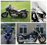 Suzuki Boulevard M109R B.O.S.S. M1800R Intruder VZR1800 M50 M90 M800 M1500 Tall Touring Sport 10in Windshield Windscreen 2006-2019 - pazoma