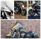 Suzuki Boulevard M109R B.O.S.S. M1800R Intruder VZR1800 M50 M90 M800 M1500 Tall Touring Sport 10in Windshield Windscreen 2006-2019 - pazoma