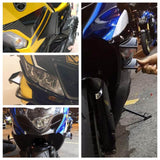 Universal Broken Wind Wing Fairing Cover GP Style Aero Dynamic Wing Kit Fixed Winglet Yamaha YZF R1 R6 R3 R25 BMW S1000RR Superbike Scooter - pazoma