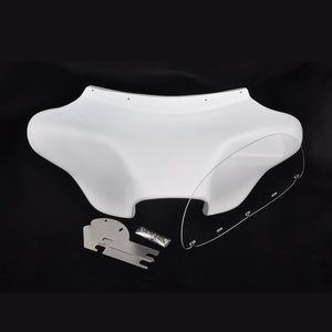 Detachable Batwing Fairing 6x9 White Speaker For Harley Touring Road King 94-Up - pazoma