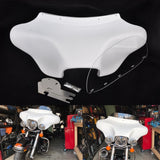 Detachable Batwing Fairing 6x9 White Speaker For Harley Davidson Touring Road King 94 95 96 UP White - pazoma