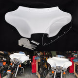 Detachable Batwing Fairing 6x9 White Speaker For Harley Touring Road King 94-Up