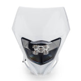 YAMAHA WR250F WR450F LED Headlight MX Enduro Dirt Bike Motorcross Off-Road Headlamp 2012-2019 White