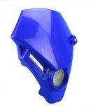 Black Headlamp Mini Motorcycle Streetfighter Enduro Headlight LED For GSX ZXR CBR CBF Hornet Fazer - pazoma