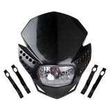 Motorcycle Universal Enduro Cross Dual Sport Off-Road Streetfighter Dirt bike LED Headlight Headlamp - pazoma