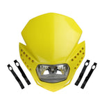 Motorcycle Universal Enduro Cross Dual Sport Off-Road Streetfighter Dirt bike LED Headlight Headlamp - pazoma