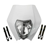 Universal Dirt Bike Motocross Enduro MX Dual Sport Supermoto Headlight Fairing Headlamp Yamaha Kawasaki MX EXC SX WR DRZ KLX KX YZ F - pazoma