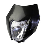 White Headlight Head Lamp Light StreetFighter For KTM Dirt Bike Motocross Enduro Honda Yamaha Suzuki Kawasaki - pazoma