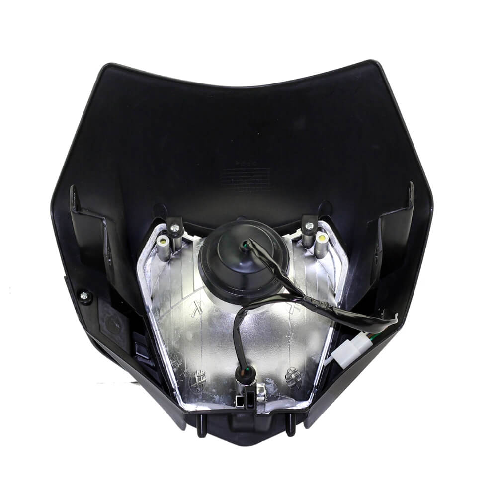 White Headlight Head Lamp Light StreetFighter For KTM Dirt Bike Motocross Enduro Honda Yamaha Suzuki Kawasaki - pazoma