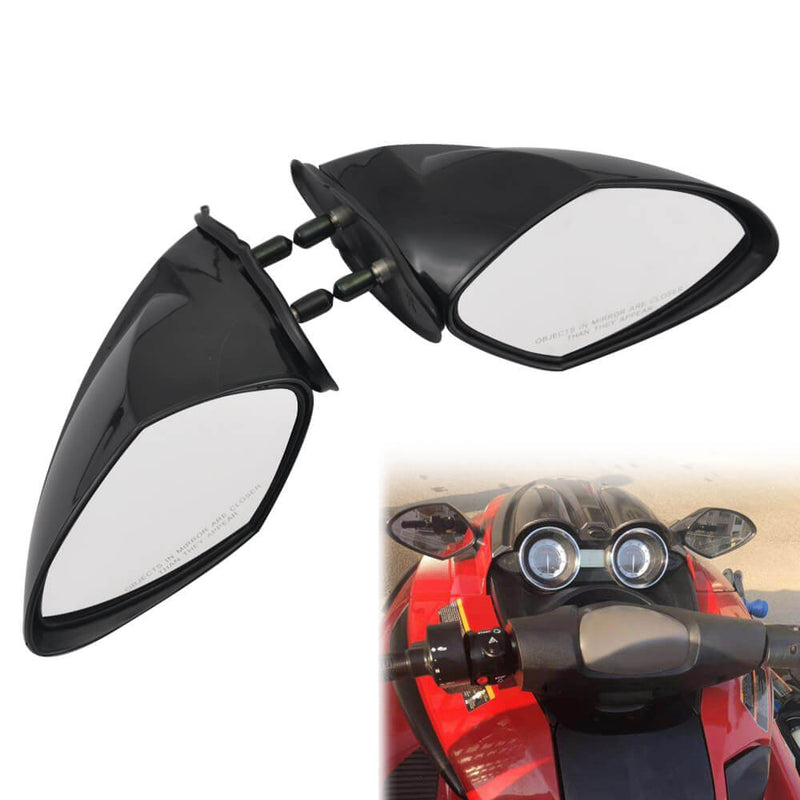Universal Motorcycle Windscreen Rear View Mirror 180 Ultra Wide Angle  Central Rearview Mirror For Yamaha Vespa Ktm Kawasaki Bmw - Side Mirrors &  Accessories - AliExpress