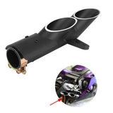 Motorcycle Dual-outlet Exhaust Tail Pipe Muffler Tailpipe Tip for Yamaha YZF-R6 / Suzuki GSX-R / BMW S1000RR/Honda CBR250RR New