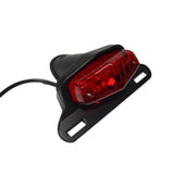 LED Lucas Style Fender Mount Taillights Brake License Plate Light Lamp for Harley Triumph Cafe Racer Vintage Chopper - pazoma